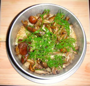  Shoyu Truffle Butter rice with mixed mushroom