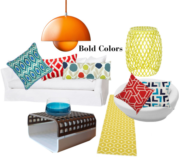 Add Bold Colors gives Energy to a room