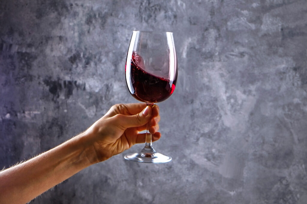 Wine Swirl to see wine legs